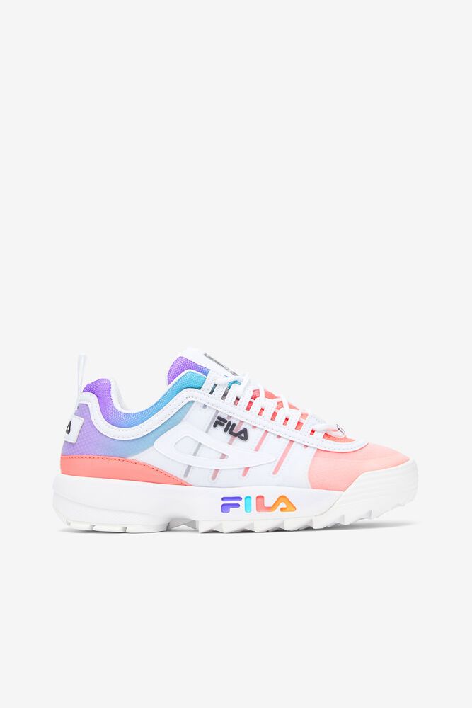 Fila Disruptor 2 Monomesh White Sneakers Womens - NZ 36947-PACR